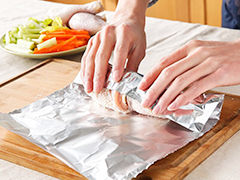 Cooking aluminum foil